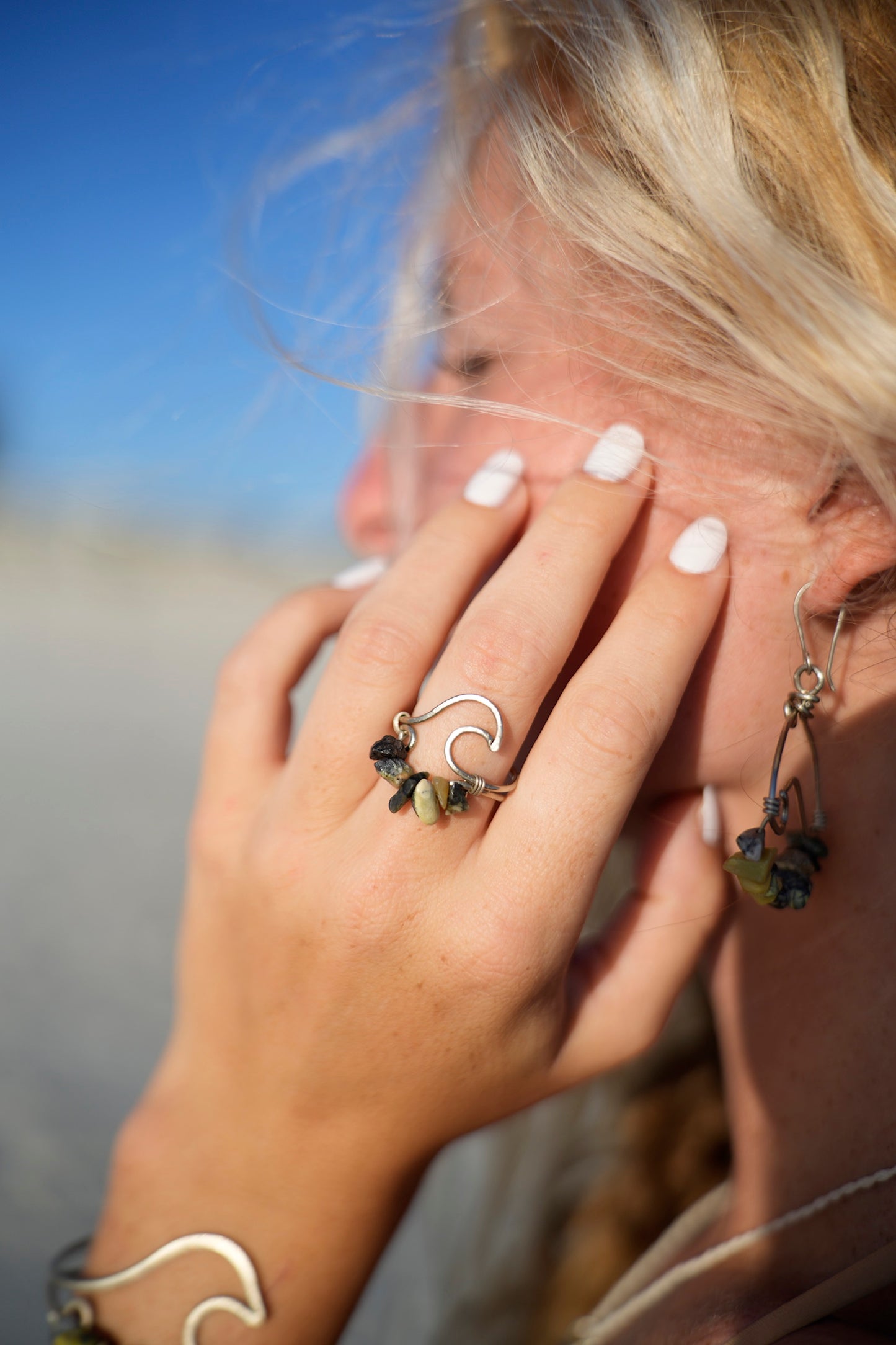 Wavey Ring Alpaca Silver