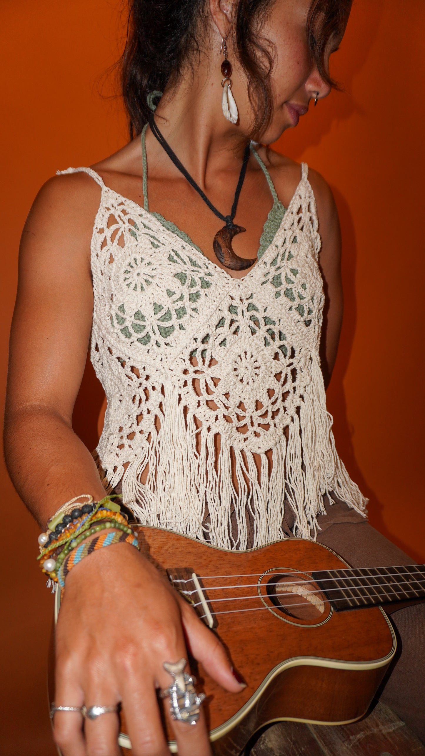 Sand Dollar Crochet Top