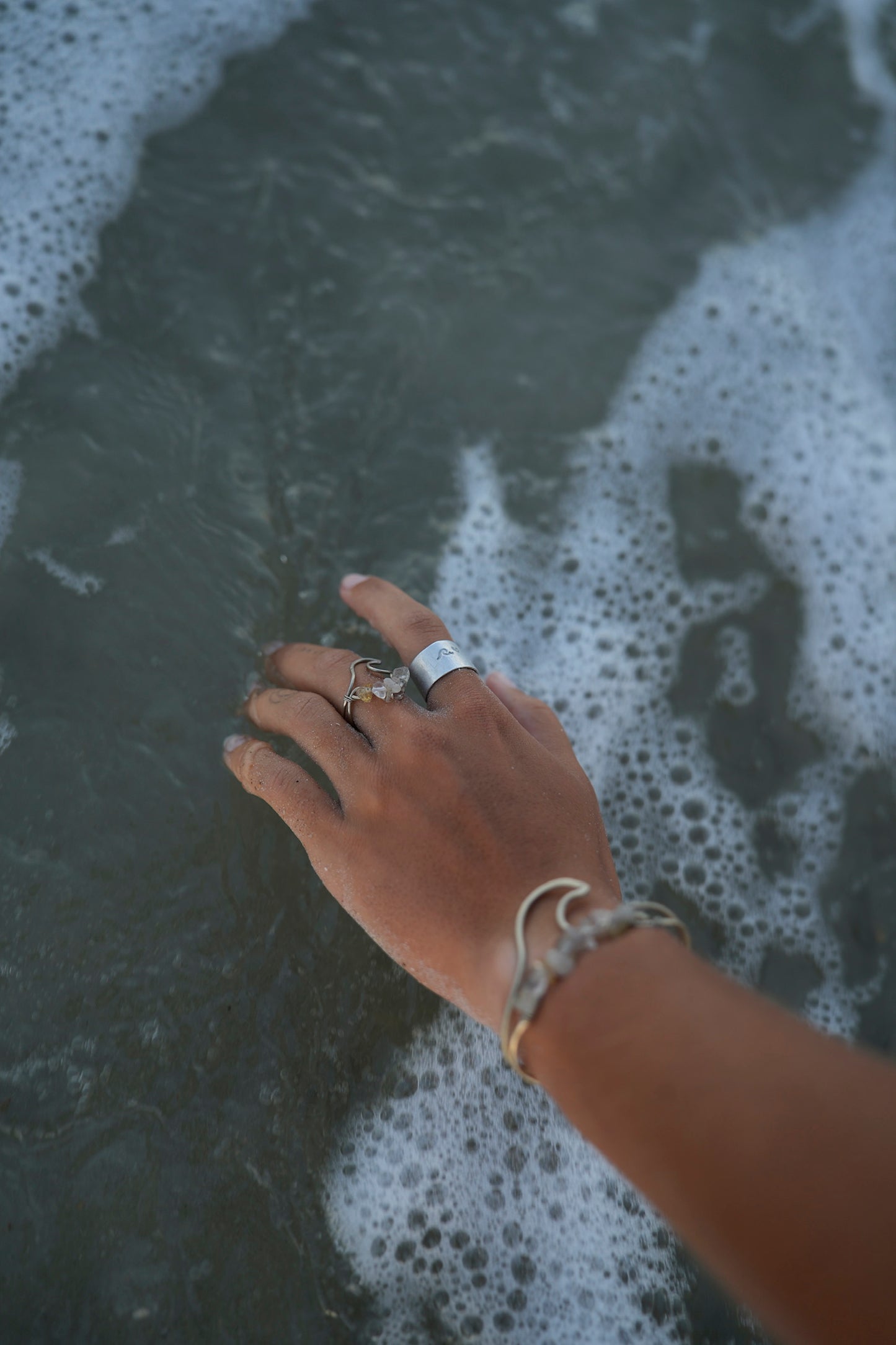 Wavey Ring Alpaca Silver