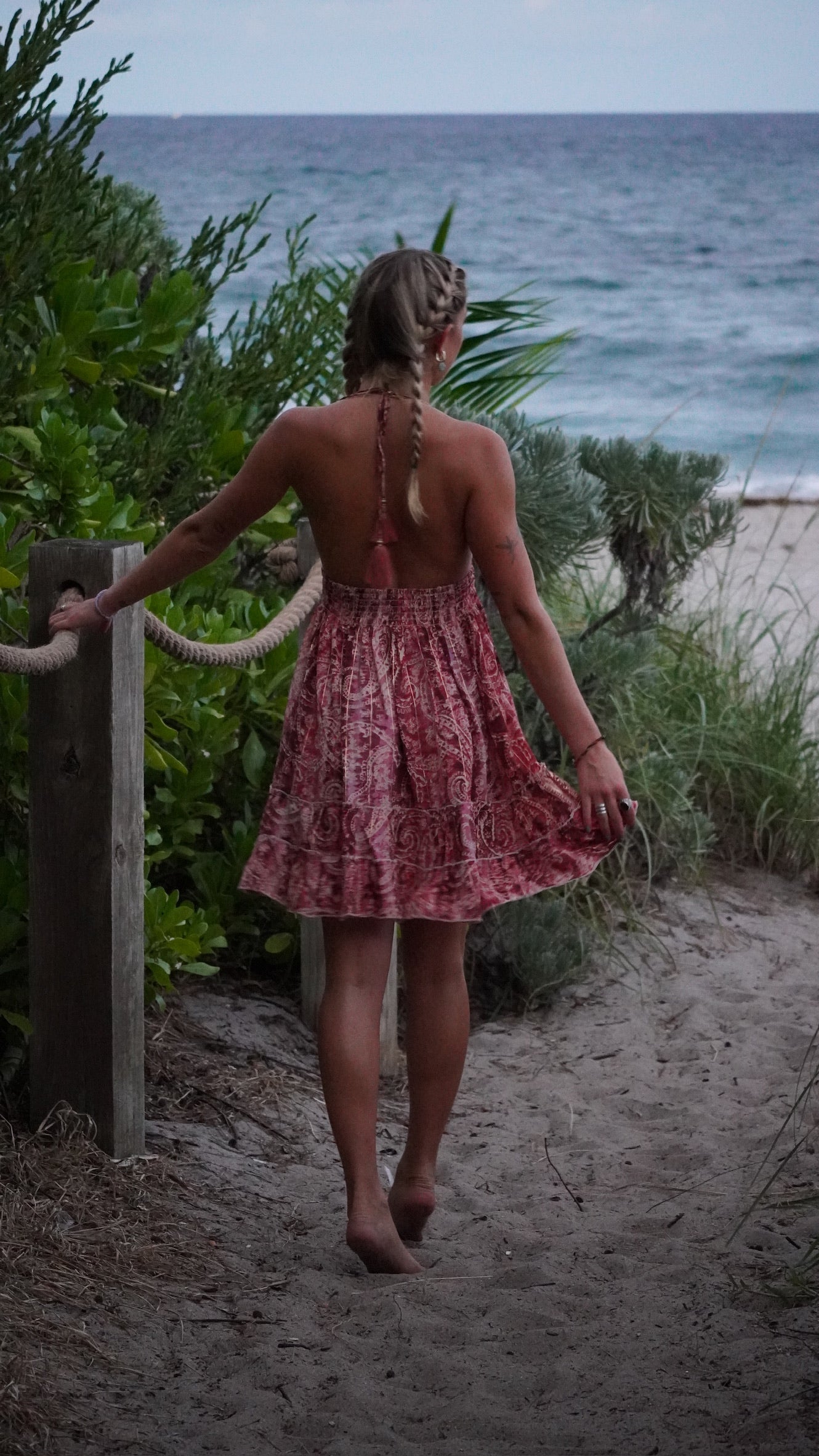Mini Dress | One Size Fits All | Silk Material | Tiered