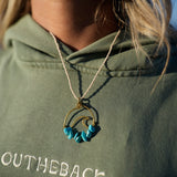 Wavey Necklace Bronze (Gold Color)