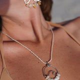 Wavey Necklace Alpaca Silver