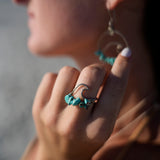 Wavey Ring Alpaca Silver