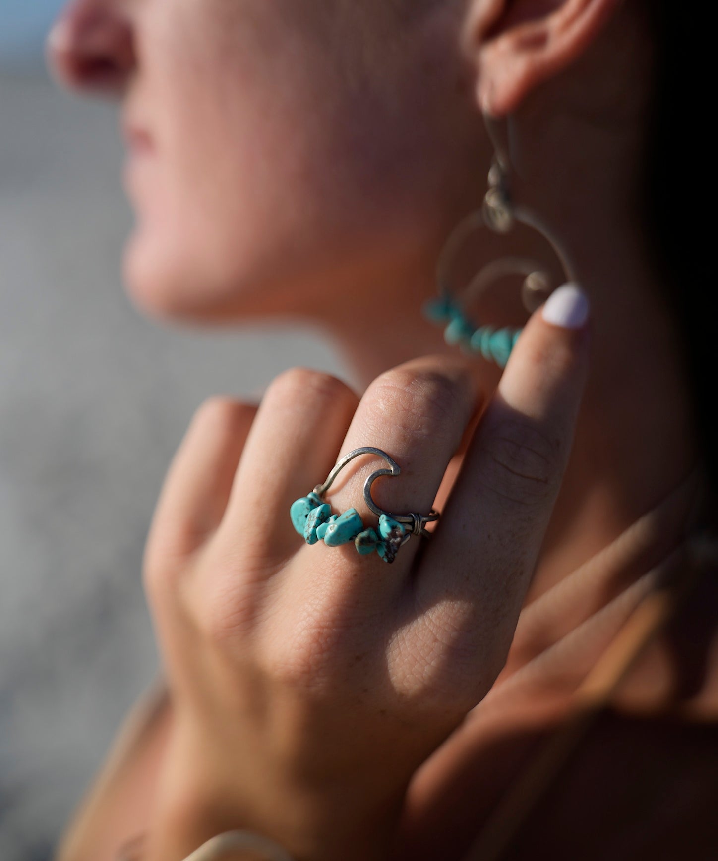 Wavey Ring Alpaca Silver