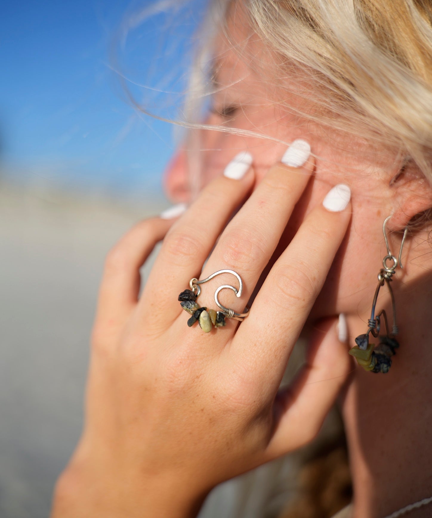 Wavey Ring Alpaca Silver