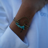 Wavey Bracelet Bronze (Gold Color)
