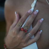 Wavey Ring Bronze (Gold Color)