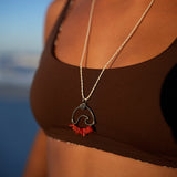 Wavey Necklace Alpaca Silver