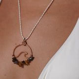 Wavey Necklace Copper
