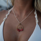 Wavey Necklace Bronze (Gold Color)