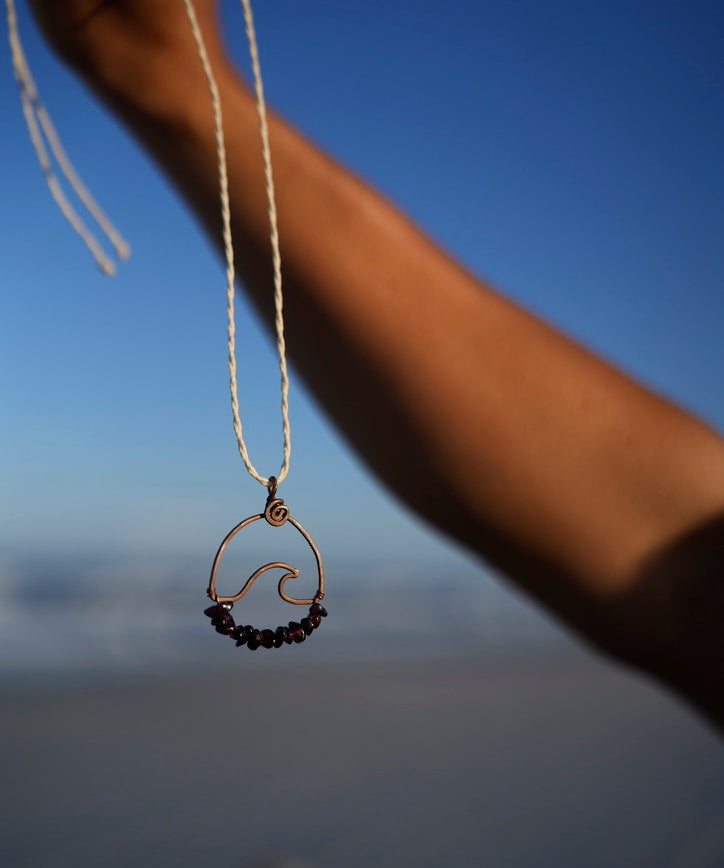 Wavey Necklace Copper