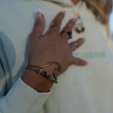 Wavey Bracelet Bronze (Gold Color)