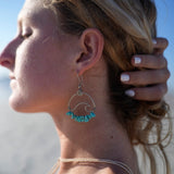 Wavey Earrings Alpaca Silver