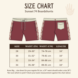 Sunset 74 Boardshorts