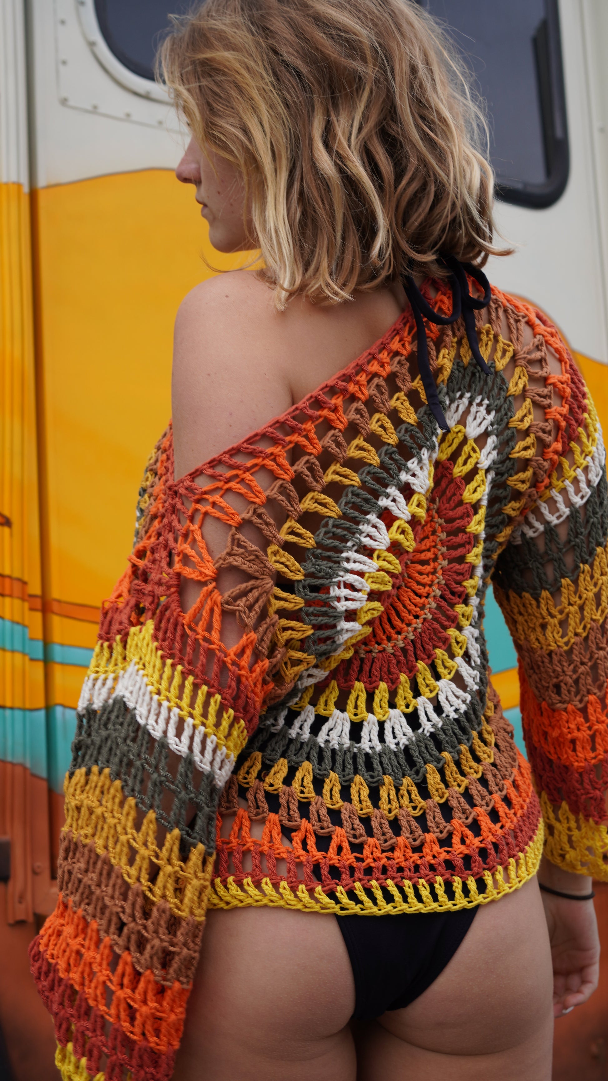 Colorful Crochet Sweaters