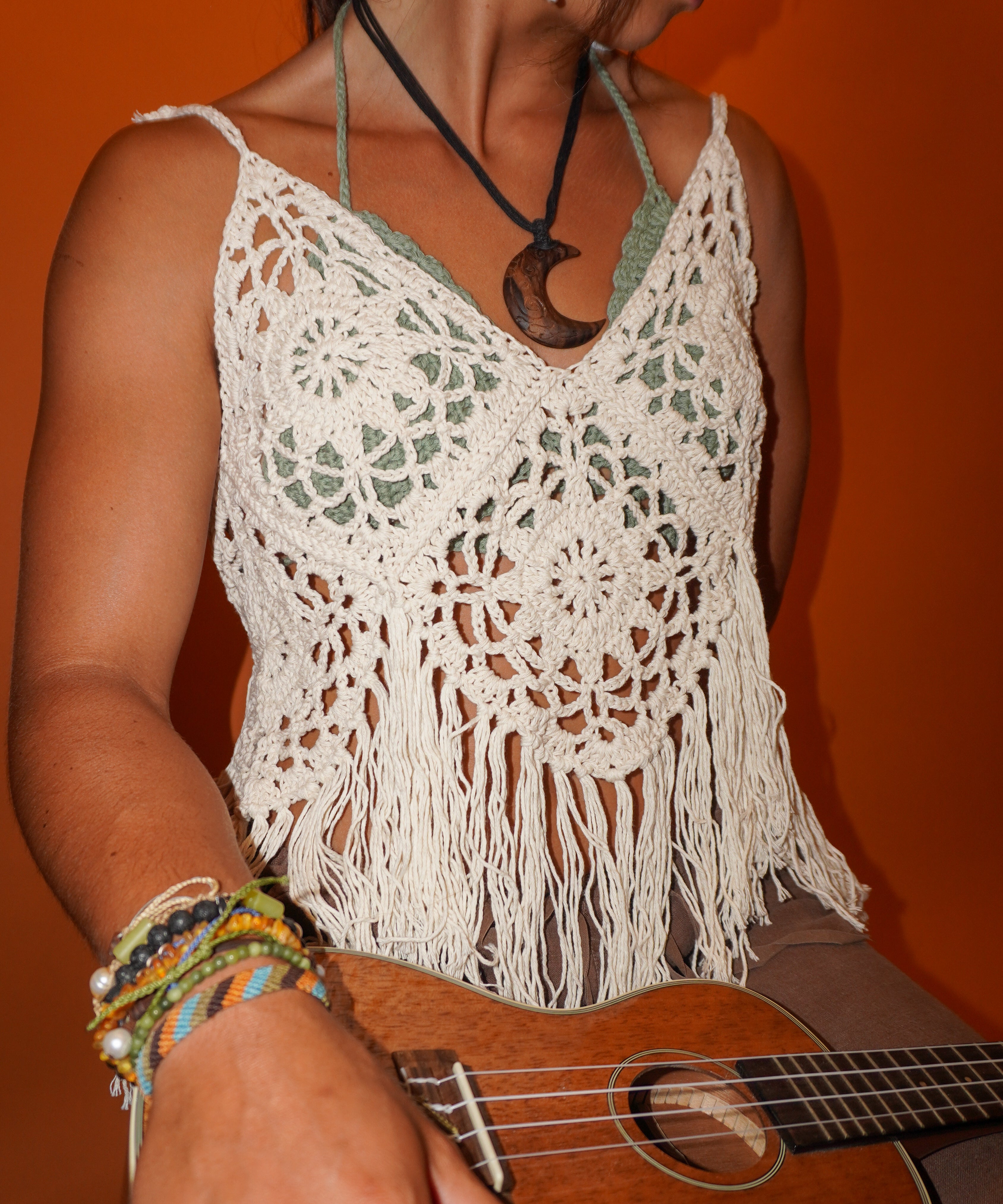 Sand Dollar Crochet Top