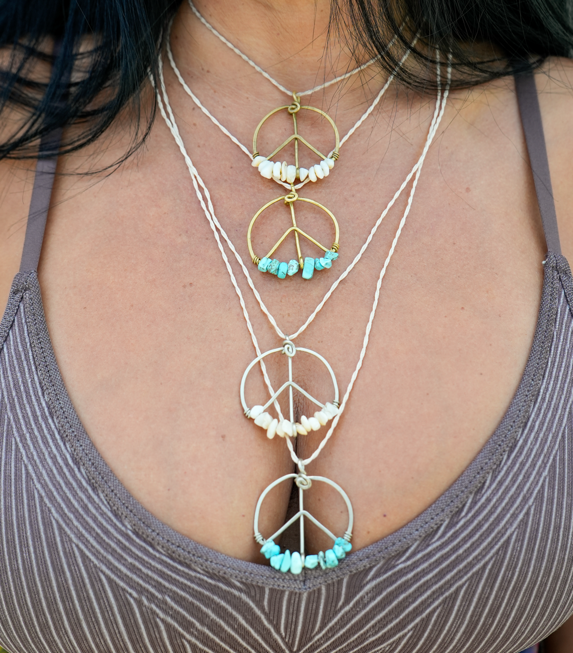 Peace Sign Necklace