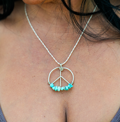 Peace Sign Necklace