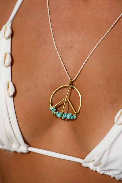 Peace Sign Necklace