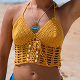 Isabella Crochet Shell Top