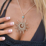 Sol Necklace Alpaca Silver