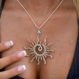 Sol Necklace Alpaca Silver