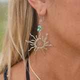 Sol Earrings Alpaca Silver