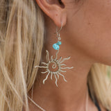 Sol Earrings Alpaca Silver