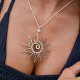 Sol Necklace Alpaca Silver