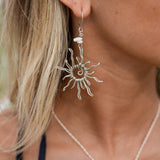 Sol Earrings Alpaca Silver