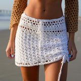 Luna Crochet Hollow Out Skirt