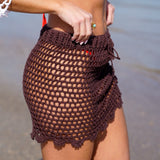 Sol Crochet Hollow Out Skirt
