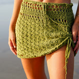 Luna Crochet Hollow Out Skirt