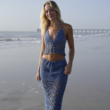 Sarah Crochet Long Skirt