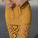 Sarah Crochet Long Skirt