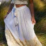 Love Skirt + Top Set | Boho Lace & Embroidered Two-Piece Outfit