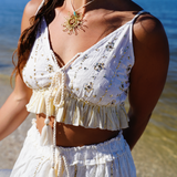 Love Skirt + Top Set | Boho Lace & Embroidered Two-Piece Outfit