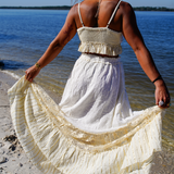 Love Skirt + Top Set | Boho Lace & Embroidered Two-Piece Outfit