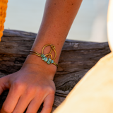Peace Sign Bracelet Bronze (Gold)