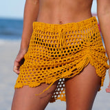 Sol Crochet Hollow Out Skirt