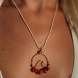 Wavey Necklace Copper
