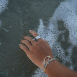 Wavey Ring Alpaca Silver