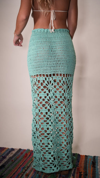 Sarah Crochet Long Skirt