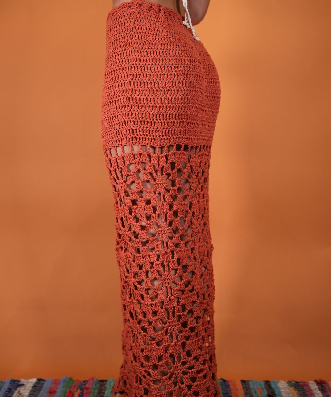 Sarah Crochet Long Skirt