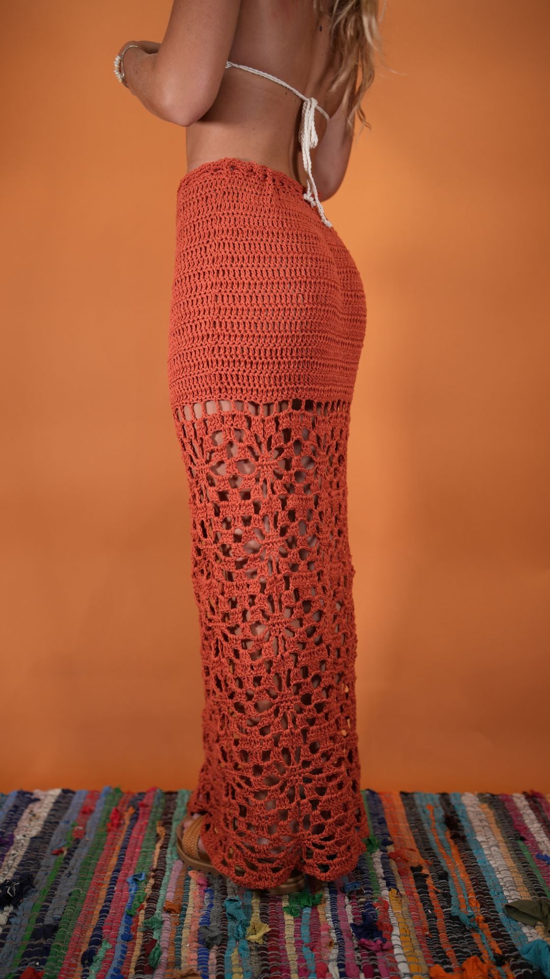 Sarah Crochet Long Skirt